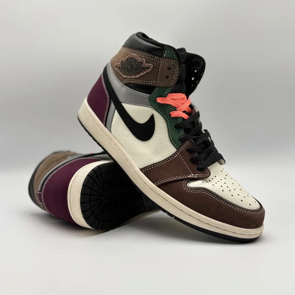 Jordan 1 Retro High OG Hand Crafted Brown Multi DH3097-001 Mens 10